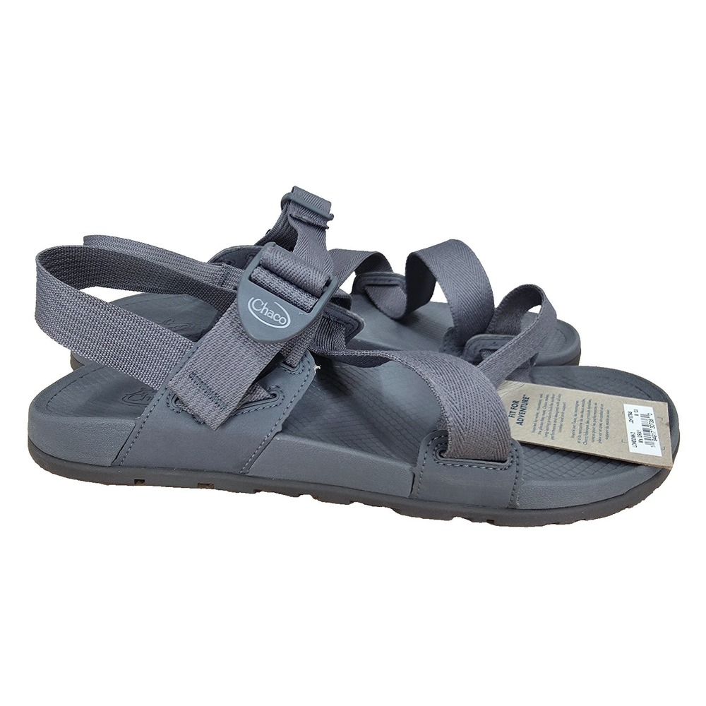 Chaco Lowdown 2 Sandals Mensโ 12 Gray Adjustable Strap Lightweight Hiking New